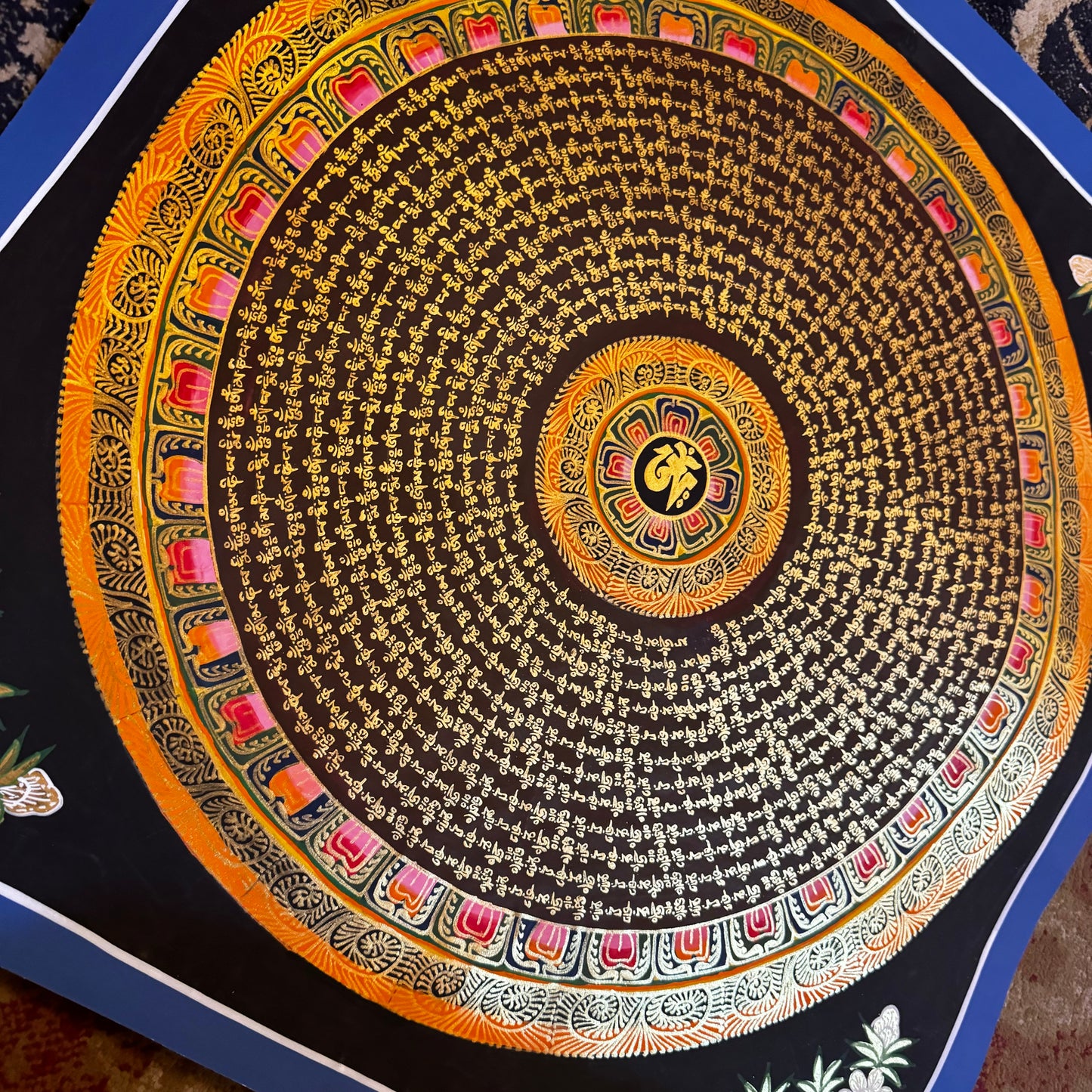 OM Tibetan Mantra Mandala