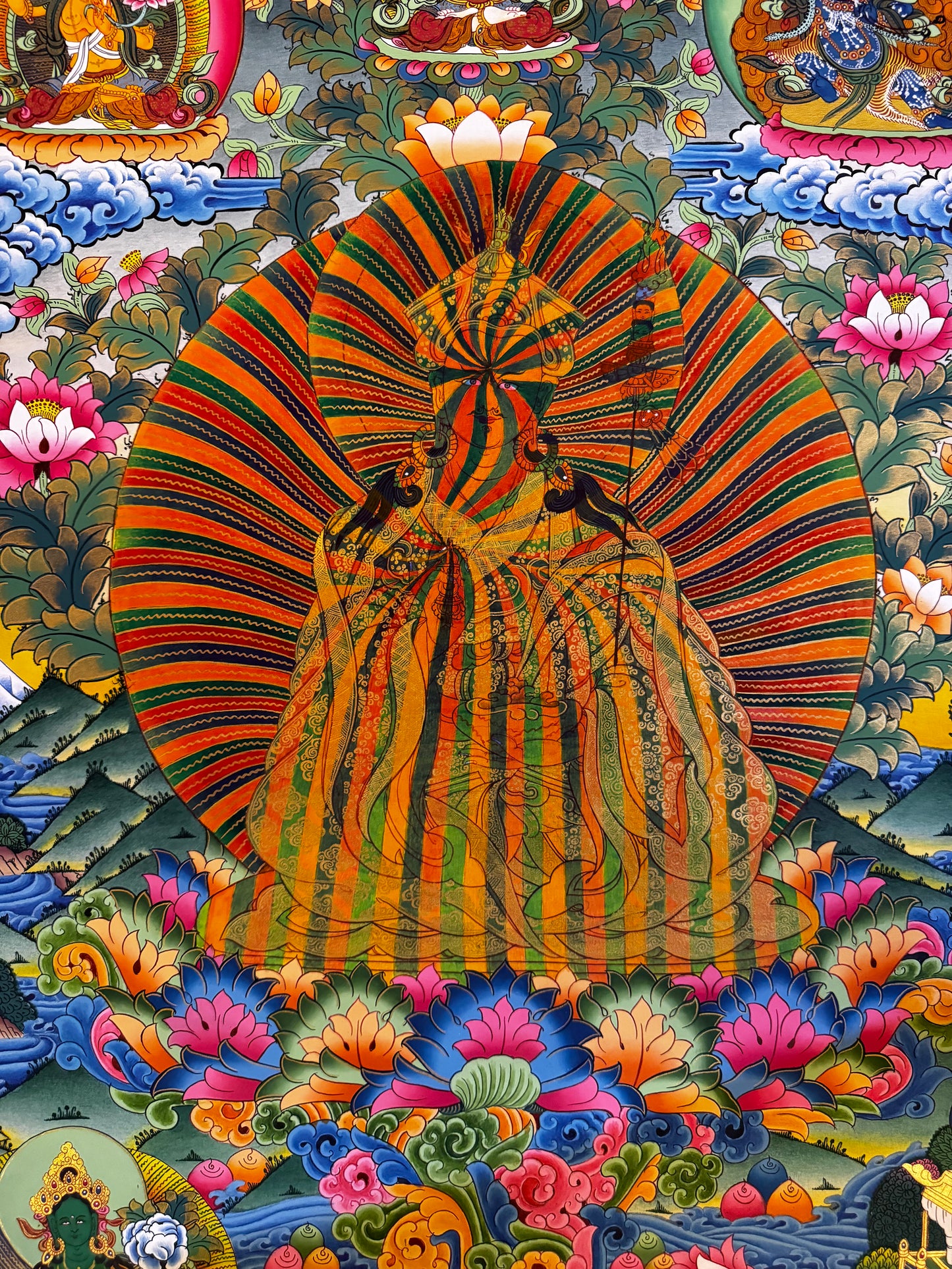 Guru Rinpoche in Rainbow body