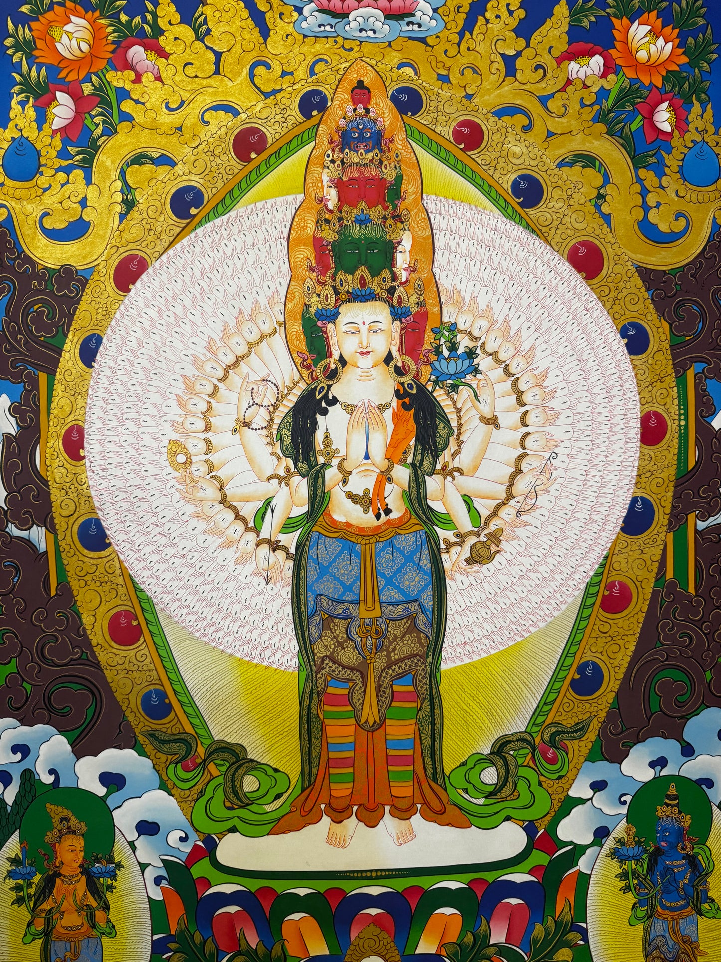 Original Hand-Painted Thangka Art Lokeshwor