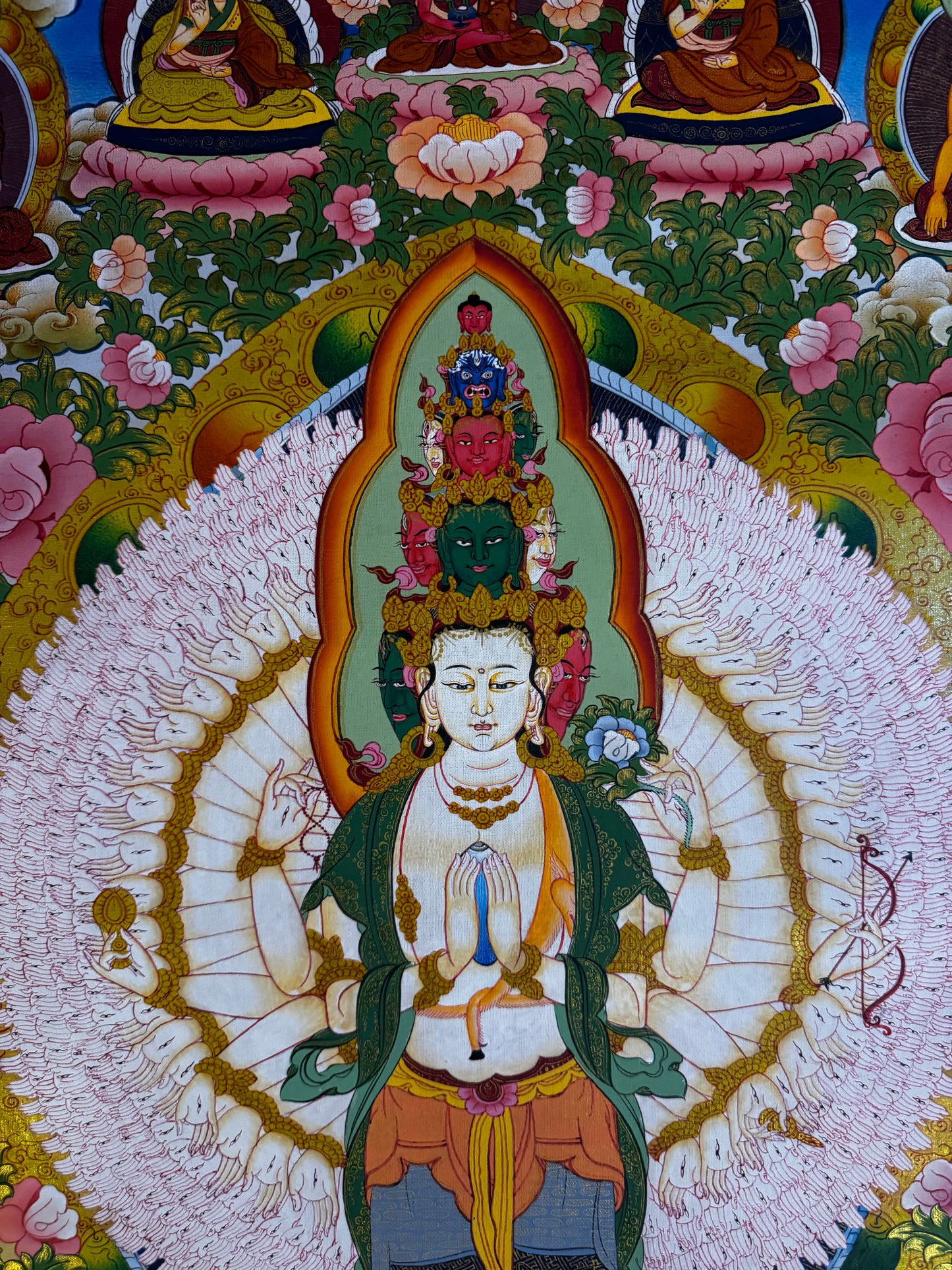 Original Hand-painted a Tibetan Thangka Art Lokeshwor