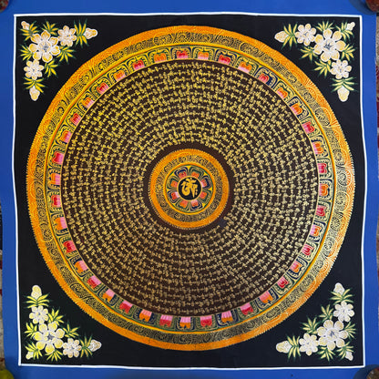 OM Tibetan Mantra Mandala