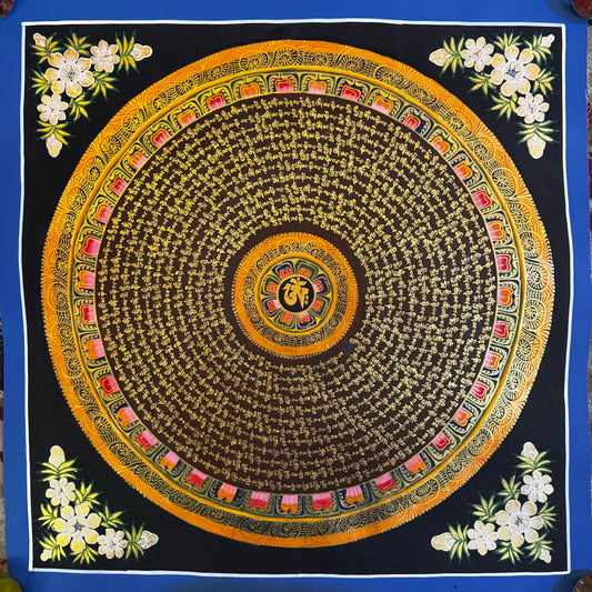 OM Tibetan Mantra Mandala