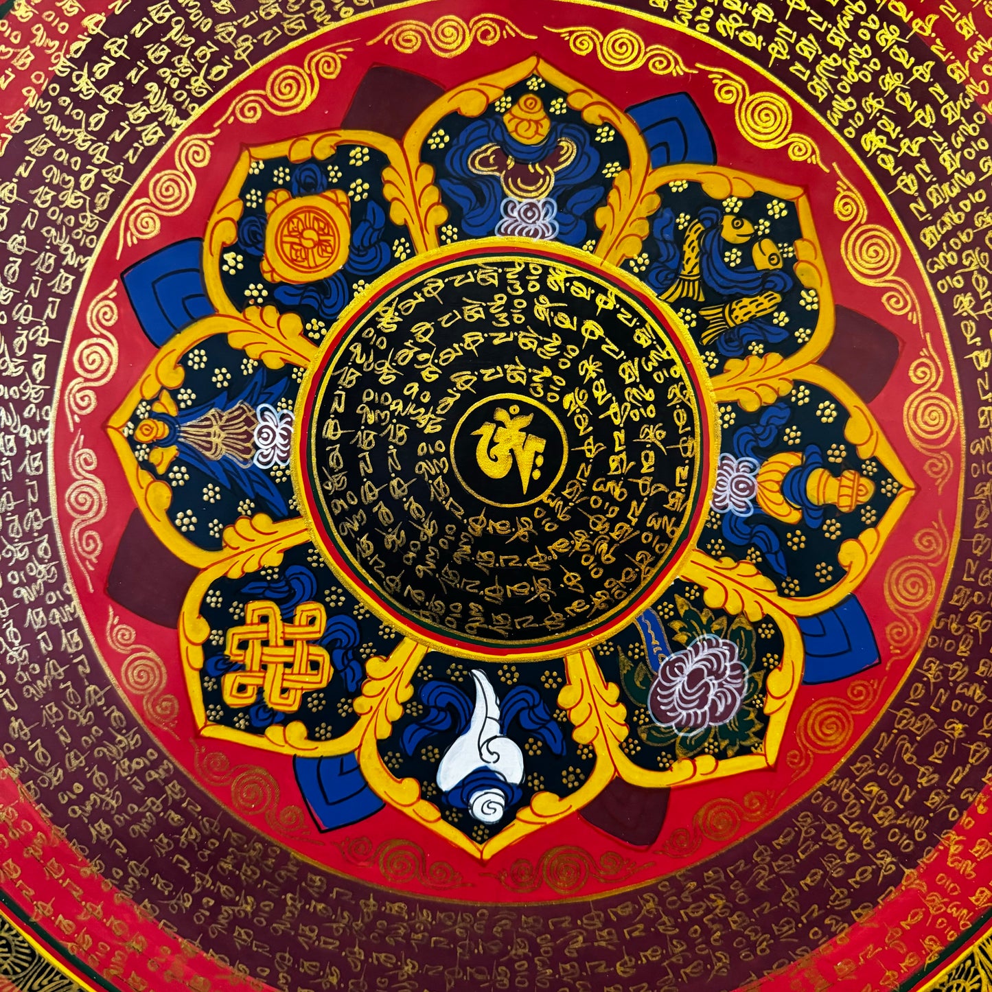 Tibetan Art Mantra mandala