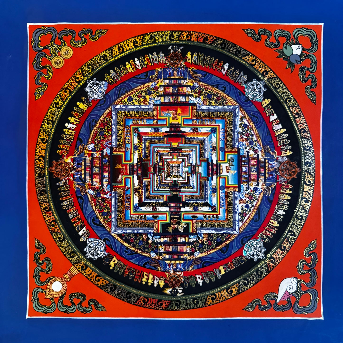 Small Size Beautiful Art/ Kalachakra Mandala ( WHEEL OF TIME )