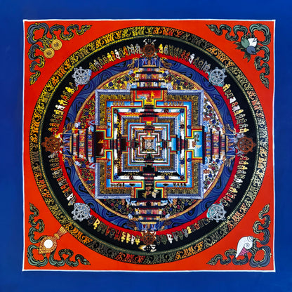 Small Size Beautiful Art/ Kalachakra Mandala ( WHEEL OF TIME )