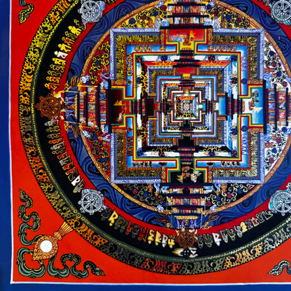 Small Size Beautiful Art/ Kalachakra Mandala ( WHEEL OF TIME )